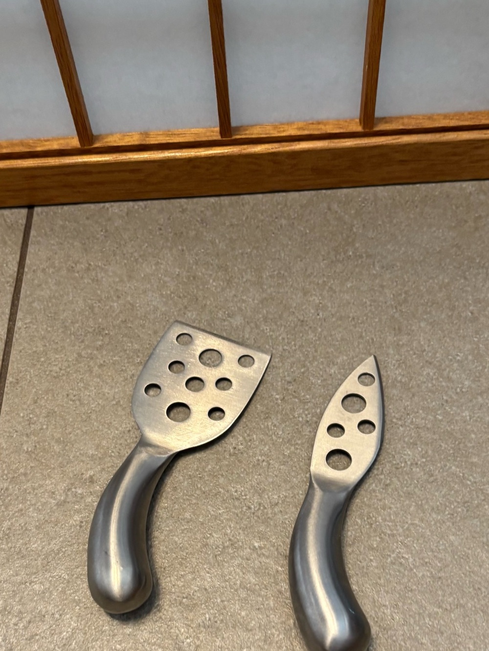 Stainless Steel Cheese Knife Set / Ensemble de Couteaux à Fromage Inox